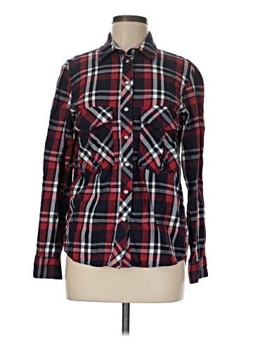 Zara Long Sleeve Button-Down Shirt (view 1)