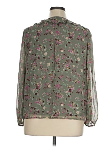 LC Lauren Conrad Long Sleeve Blouse (view 2)