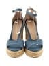 Stuart Weitzman Blue Wedges Size 6 1/2 - photo 2