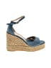 Stuart Weitzman Blue Wedges Size 6 1/2 - photo 1
