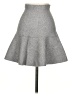 Zara Solid Gray Formal Skirt Size S - photo 2
