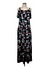 Nina Leonard Floral Black Casual Dress Size M - photo 1