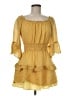Le Lis 100% Polyester Yellow Casual Dress Size M - photo 1