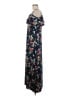 Nina Leonard Floral Black Casual Dress Size M - photo 5
