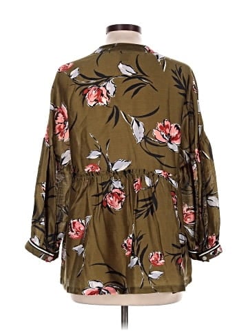 Vineet Bahl 3/4 Sleeve Blouse (view 2)