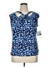 Kasper Blue Sleeveless Blouse Size XL - photo 1