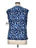Kasper Blue Sleeveless Blouse Size XL - photo 2
