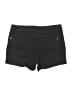 Faded Glory Solid Black Shorts Size 10 - photo 2