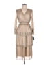 Alexa B 100% Polyester Tan Cocktail Dress Size 12 - photo 1