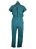 Prairie Underground 100% Cotton Solid Teal Jumpsuit Size XL - photo 2