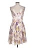 Guess 100% Polyester Floral Purple Cocktail Dress Size 12 - photo 2