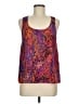Sears 100% Polyester Purple Sleeveless Top Size M - photo 1