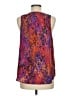 Sears 100% Polyester Purple Sleeveless Top Size M - photo 2