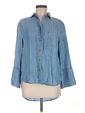 Velvet Heart 3/4 Sleeve Button-Down Shirt (view 1)