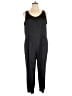 Eileen Fisher Solid Black Jumpsuit Size XL - photo 1