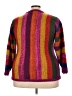Roaman's Color Block Stripes Purple Pullover Sweater Size 22 (1X) - photo 2