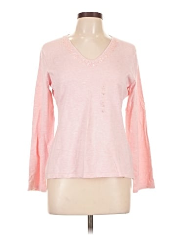 Liz Claiborne Long Sleeve Top (view 1)