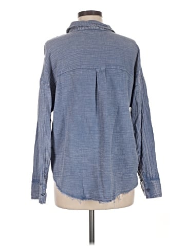 Blu Pepper Long Sleeve Button-Down Shirt (view 2)