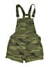 Thread & Supply Camo Green Overall Shorts Size S - photo 1