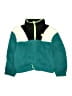 Limited Too 100% Recycled Polyester Color Block Green Track Jacket Size 16 - 18 - photo 1