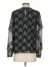 Ted Baker London Chevron-herringbone Black Long Sleeve Blouse Size 4 (1) - photo 2