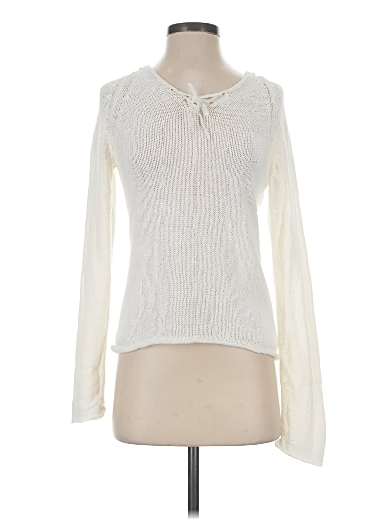 Pre-owned Jcrew Pullover Sweater In Ivory