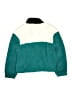 Limited Too 100% Recycled Polyester Color Block Green Track Jacket Size 16 - 18 - photo 2