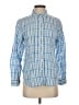 L.L.Bean Checkered-gingham Blue Long Sleeve Button-Down Shirt Size S (petite) - photo 1