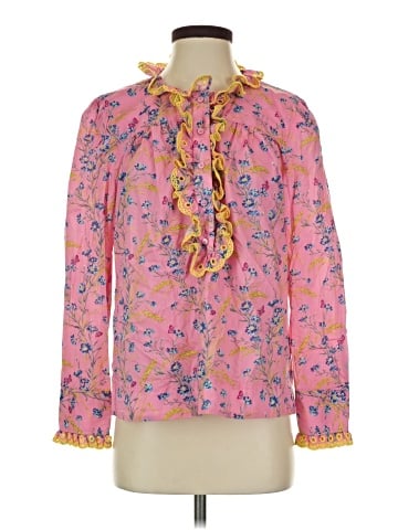 Liberty Art Fabrics for J.Crew Long Sleeve Blouse (view 1)