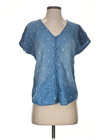 Maurices Short Sleeve Blouse (view 1)