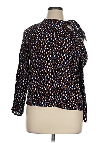 ELOQUII Long Sleeve Blouse (view 1)