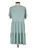 Mud Pie Solid Teal Casual Dress Size S - photo 2