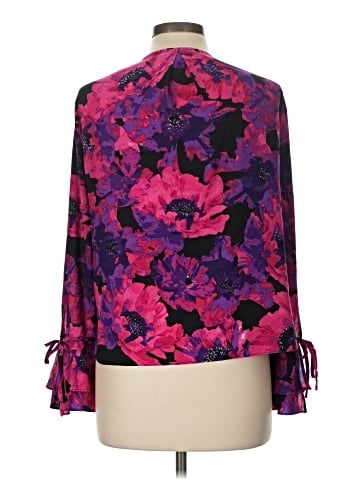 Calvin Klein Long Sleeve Blouse (view 2)