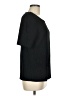 Worthington 100% Polyester Black Short Sleeve Top Size Med Petite - photo 4