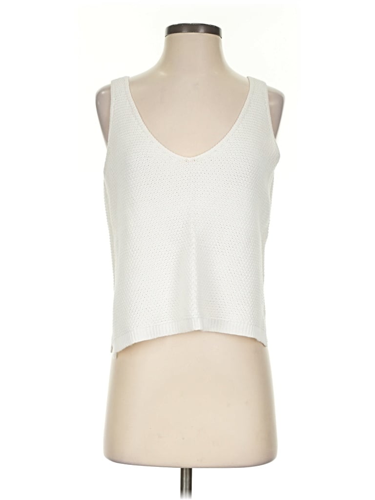 Pre-owned Marine Layer Tank Top Ivory Strapless Neckline Tops