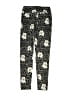 Justice Print Black Casual Pants Size 12 - photo 2