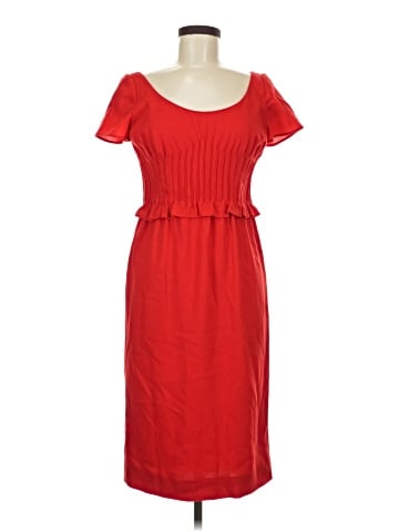 Valentino Vintage Pintucked Dress (view 1)
