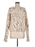 Nicole Miller New York Animal Print Tan Pullover Sweater Size M - photo 1