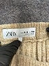 Zara Tweed Gold Casual Pants Size 8 - photo 3