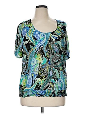 Apt. 9 Short Sleeve Blouse (view 1)