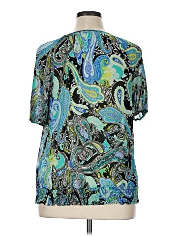 Apt. 9 Short Sleeve Blouse (view 2)