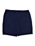 Avenue 100% Cotton Solid Blue Shorts Size 18 Plus - photo 1