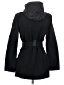 Nautica 100% Polyester Black Trenchcoat Size S - photo 2