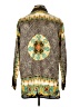 Fred David 100% Polyester Paisley Yellow Long Sleeve Blouse Size 10 - photo 2
