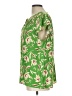 Daniel Rainn 100% Rayon Green Short Sleeve Blouse Size L - photo 5