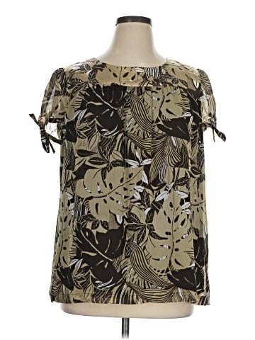 Apt. 9 Short Sleeve Blouse (view 1)