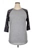 Lularoe Gray 3/4 Sleeve Top Size XL - photo 1