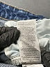 Edikted 100% Cotton Hearts Blue Denim Shorts Size M - photo 4