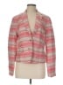 Ann Taylor LOFT Stripes Pink Blazer Size 8 - photo 1