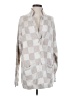 Splendid Checkered-gingham Silver Pullover Sweater Size XS - photo 1
